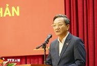 凯山·丰威汉主席永存于老越两国人民心中